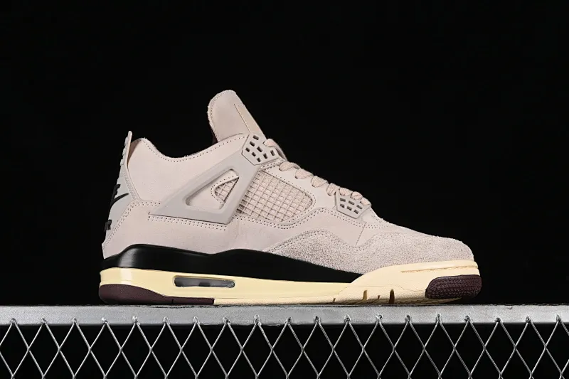 All categories Air Jordan Jordan series basketball shoes Air Jordan 4 A Ma Maniere x Air Jordan 4 Retro "Fossil Stone" AJ4 Joe 4 Fossil FZ4810-200